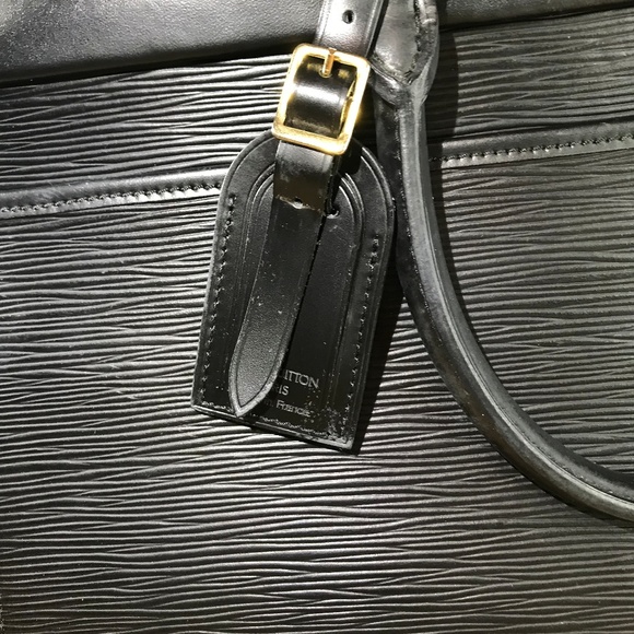 Auth LOUIS VUITTON EPI Noir Riviera Handbag - Picture 4 of 8